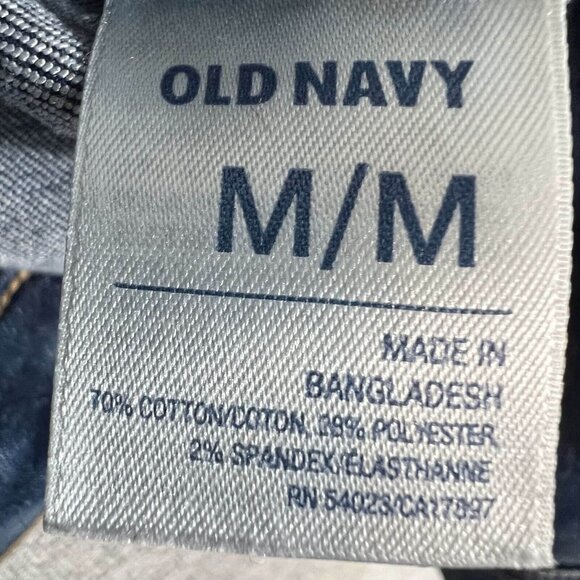 Old Navy Jean Jacket Women Size M Blue Medium Wash Button Up Denim Cotton - Picture 7 of 14